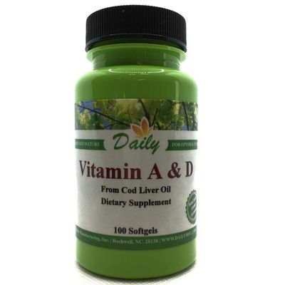 Daily Manufacturing Vitamin's A & D3 (from Cod Liver Oil)