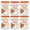 Everton Toffee Butter Toffee Pretzels, Toasted Pecan Flavor (4 oz. bag, 6-pack), Gourmet Artisan Toffee Covered Pretzels, Sweet and Salty Mini Pretzel Snacks, Small Batch Crafted view 1