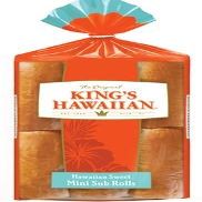 King's Hawaiian, Original Mini Sub rolls (6 pack), (12 packs per case)