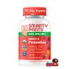 SmartyPants Organic Kids Multivitamin Gummies: Probiotics, Omega 3 (ALA), Vitamin D3, C, Vitamin B12, B6, A, K & Zinc for Immune Support, Biotin, Three Fruit Flavors, 120 Count (30 Day Supply) view 1