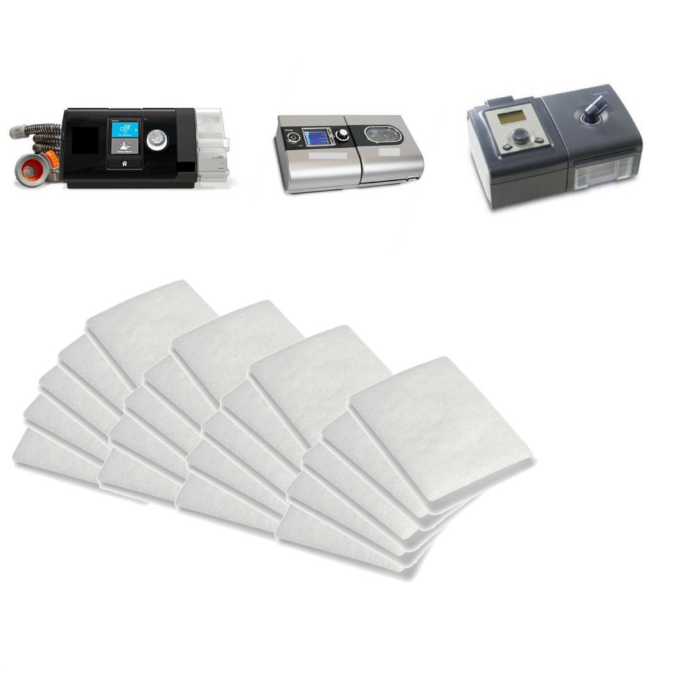 20-Pack Disposable CPAP Filters for ResMed AirSense 10 / AirCurve 10 / S9 / AirStart  Replacement CPAP Machine Filters for Dust, Pollen, Allergens, Clean Airflow, CPAP Therapy