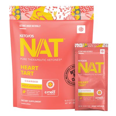 PRVIT Keto//OS NAT Heart Tart Supplements Charged - (20 Count)