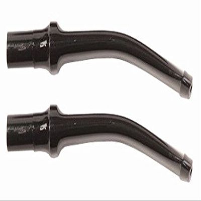 2 Black Bent Danish Filter Bit Stem for Missouri Meerschaum Corncob Pipe