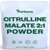 Purisure L Citrulline Malate 2:1 Powder, 1 kg, Supplement and Nitrate for Strength Performance and Energy, Pre-Workout L Arginine L Citrulline Supplement Powder, 334 Servings view 1