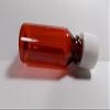 1 Ounce Hard-Side Graduated Oval Amber Plastic Medicine Bottles and Caps 6 Pack Great for Travel Will NOt Crush view 3