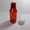 1 Ounce Hard-Side Graduated Oval Amber Plastic Medicine Bottles and Caps 6 Pack Great for Travel Will NOt Crush view 4