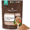 Navitas Organics Cacao Powder - Cocoa Powder Substitute 1:1, For Hot Chocolate, Baking & More - Regenerative Organic Certified, Non GMO, Fairtrade, Gluten Free, Non-alkalized (24oz. Bag, 113 Servings) view 1