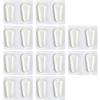 10 Pairs Silicone Nose Pads for Eyeglasses Stick On Nose Pads Anti Slip Nose Pieces for Glasses Soft Silicone Adhesive Eyeglass Nose Pads Transparent Drop Shape view 1