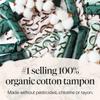 Cora Organic Cotton Tampons Multipack (36 Regular, 36 Super Tampons) view 3