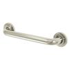 Kingston Brass DR414126 Manhattan 12-Inch Decorative 1-1/4-Inch OD Grab Bar, Polished Nickel view 1