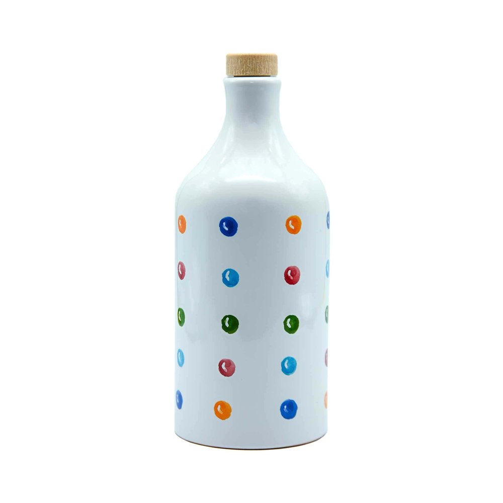 Muraglia Extra Virgin Olive Oil Hand Painted Pois Bottle 500ml