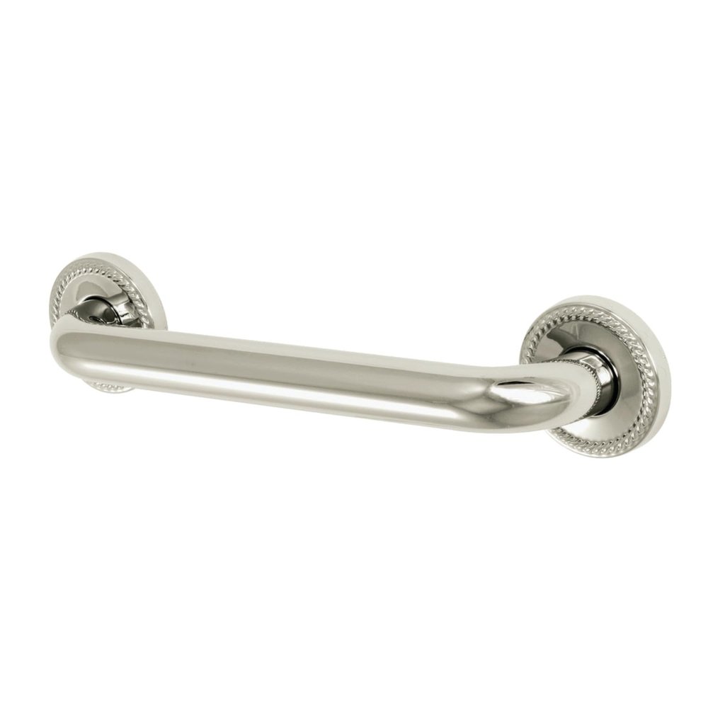 Kingston Brass DR814126 Laurel 12" Grab Bar, 1-1/4" Diameter, Polished Nickel