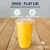 [1000 SET]HAKOWARE by Harvest Pack 20 oz Ultra Clear Plastic Cold Cups with Flat Lids, Disposable Wedding Party Drinking Cups Tumblers, Iced Coffee Beer Juice Cold Beverage view 4