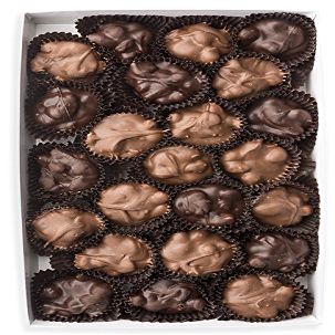 Mrs. Cavanaughs 2 lb Peanut Clusters Mixed (Milk 65% & Dark 35%) Chocolate