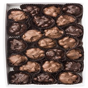 Mrs. Cavanaughs 2 lb Peanut Clusters Mixed (Milk 65% & Dark 35%) Chocolate