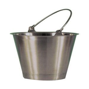 20 Quart,Stainless Steel Utility Pail,Tilt Handle
