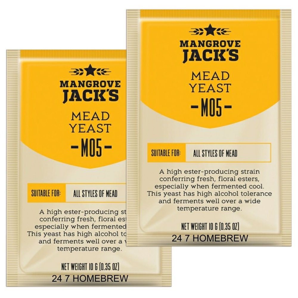 2X Mangrove Jacks Craft Series Mead Yeast M05 (10g)