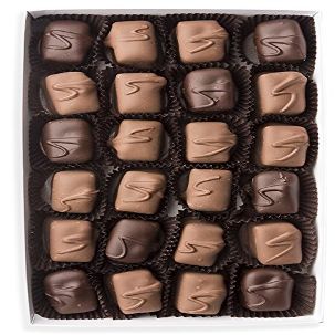 Mrs. Cavanaughs 2 lb Peanut Butter Truffle Mixed (Milk 65% & Dark 35%) Chocolate