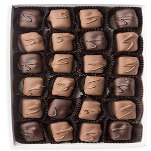 Mrs. Cavanaughs 2 lb Peanut Butter Truffle Mixed (Milk 65% & Dark 35%) Chocolate