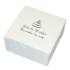Personalized Party Favor Treat Box - White 4x4x2" (200) view 1