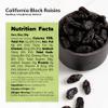 NUTS U.S. - California Black Raisins (Unsulphured) | Seedless | 100% Natural | No Added Sugar | Packed in a Resealable Bag!!! (2 LBS) view 4