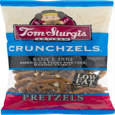Tom Sturgis Artisan Crunchzels Pretzels 9 oz. Bag (4 Bags)