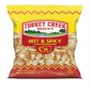Turkey Creek - Americas Best Fried Pork Skins, offers a 12-Bag Straight Pack of its Hot Pork Rinds. These Pork Skin Chips(Chicharrones) are packed with Hot 12-2.0 oz bags. view 2
