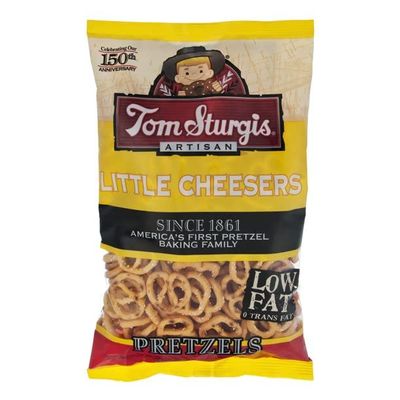 Tom Sturgis Artisan Little Cheesers Pretzels 9.5 oz. Bag (2 Bags)