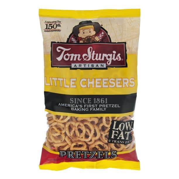 Tom Sturgis Artisan Little Cheesers Pretzels 9.5 oz. Bag (2 Bags)