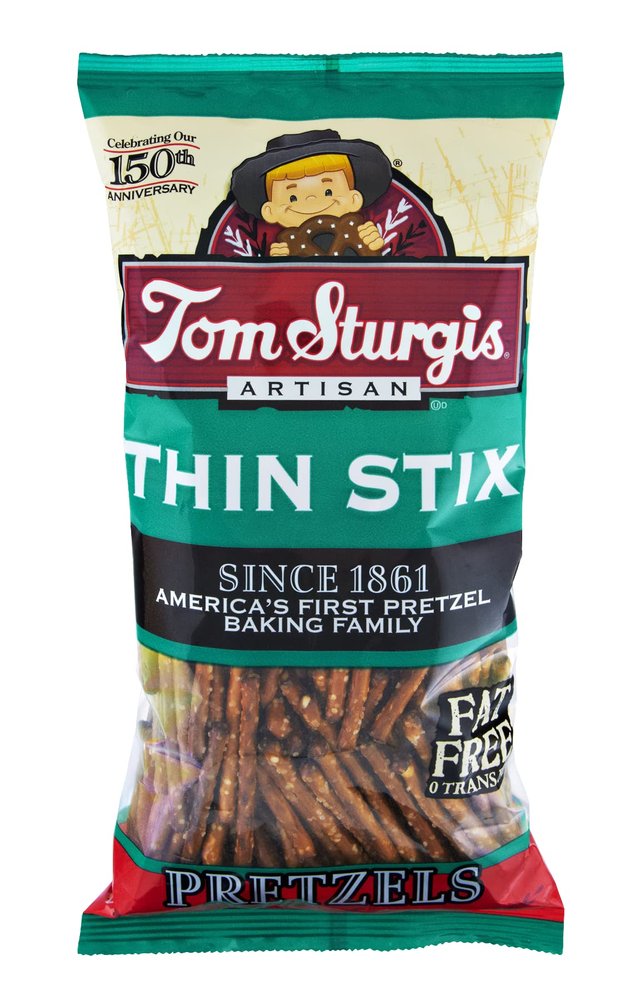 Tom Sturgis Artisan Thin Stix Pretzels 9 oz. Bag (4 Bags)