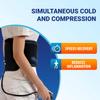 Icy Wrap Cold Pack Compression Wrap for Back Pain, Ice Pack Therapy Large Waist/Rib, Cryo-Cool Flexible Treatment for Injuries, Aches, Swelling, Sprains, Inflammation view 4