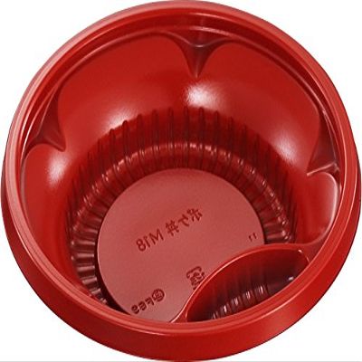 Chuo Chemical M18 CT Pokedon Disposable Containers, Made in Japan, Red-BK, Body, 50 Sheets