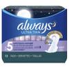 Always Pads Size 5 Ultra Thin 12 Count Xtra-Heavy Overnight view 1