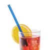 AmerCare 9 Inch Giant Blue Paper Wrapped Straws, Case of 1200 view 1