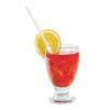 AmerCare 7.75 Inch Jumbo White with Red Stripes Paper Wrapped Straws, Case of 12,000 view 2