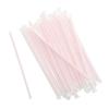 AmerCare 7.75 Inch Jumbo White with Red Stripes Paper Wrapped Straws, Case of 12,000 view 3