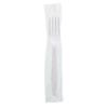 AmerCareRoyal Heavy Weight Individually Wrapped Disposable Polystyrene Plastic Forks for Restaurants and Catering, White, Pack of 1000 view 3