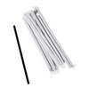 AmerCare 7.75 Inch Giant Black Paper Wrapped Straws, Case of 7200 view 3