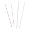AmerCare 10.25 Inch Jumbo White with Red Stripes Paper Wrapped Straws, Case of 2000 view 1