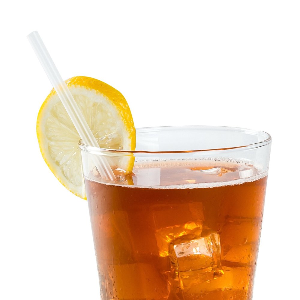 AmerCare 5.75 Inch Jumbo Clear Unwrapped Straws, Case of 12,000