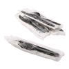 AmerCareRoyal 5-in-1 Disposable Silverware Heavy Duty Plastic Utensil Set with Fork, Knife, Salt & Pepper Packets, 13x17 inch 2-ply Napkin - Individually Wrapped Cutlery Meal Kit, Black, Case of 500 view 2