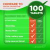 Leader 4 Hour Allergy Relief, Chlorpheniramine Maleate Tablets, Antihistamine, 4 mg, 100 Count, Pack of 3 view 3