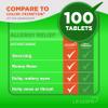 Leader 4 Hour Allergy Relief, Chlorpheniramine Maleate Tablets, Antihistamine, 4 mg, 100 Count (Pack of 4) view 3
