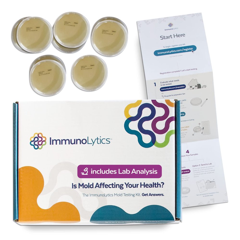 Mold Test Kit for Home - Professional Lab Analysis and Expert Consultation Included- Protect Your Home & Family (9 Room/Plate)