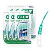 GUM Soft-Picks Advanced, Easy to Use Dental Picks for Teeth Cleaning and Gum Health, Disposable Interdental Brushes with Convenient Carry Case, Dentist Recommended Dental Picks, 60 Count (Pack of 6) view 1