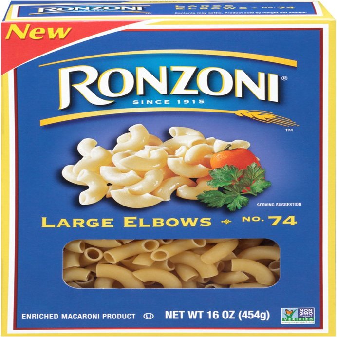 Ronzoni Large Elbows, 16 oz (Pack of 12)