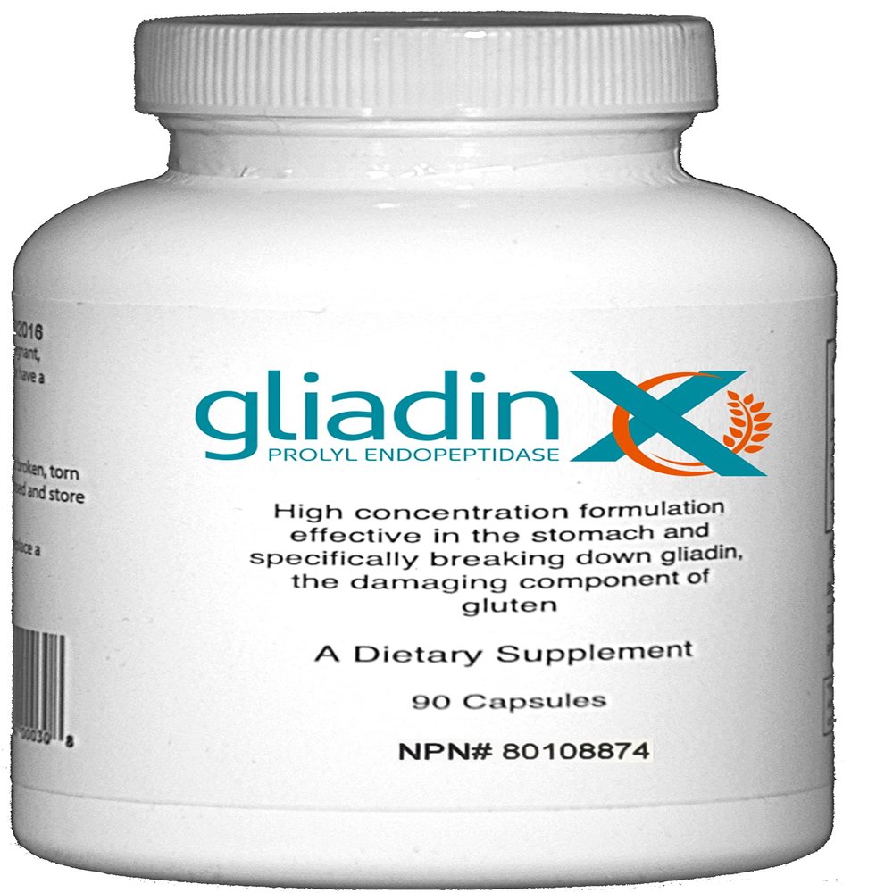 GliadinX Digestion of Gluten, Scientifically Proven Support for Strict Gluten-Free Diets for Celiac Disease and Gluten Intolerance, Celiac Safe Supplements 90 Capsules