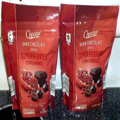 Choceur Dark Chocolate Covered Superberries - Pomegranate (2 Pack)