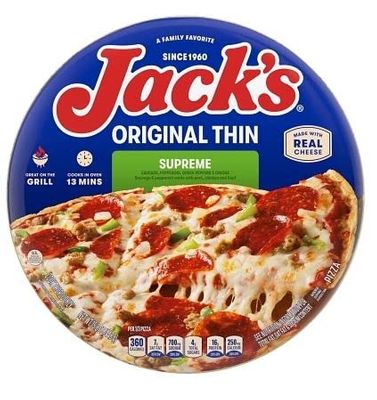 Jack's, Original Crust, Supreme, 15.8 oz. (12 count)