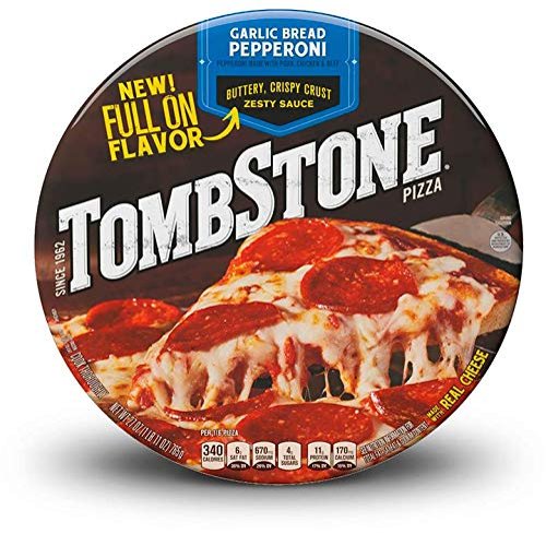 Tombstone, Garlic Bread Pizza, Pepperoni, 27.0 oz. (12 count)